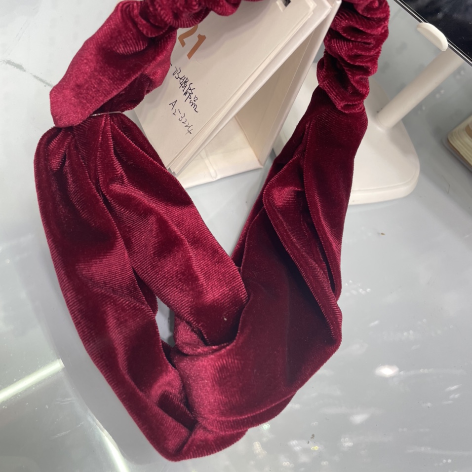 Dolphin 🐬- Qiaojuan accessories: vintage French all tied hair hooped to go out to wash your face and tie your hair with a female summer 2021729076 thumbnail