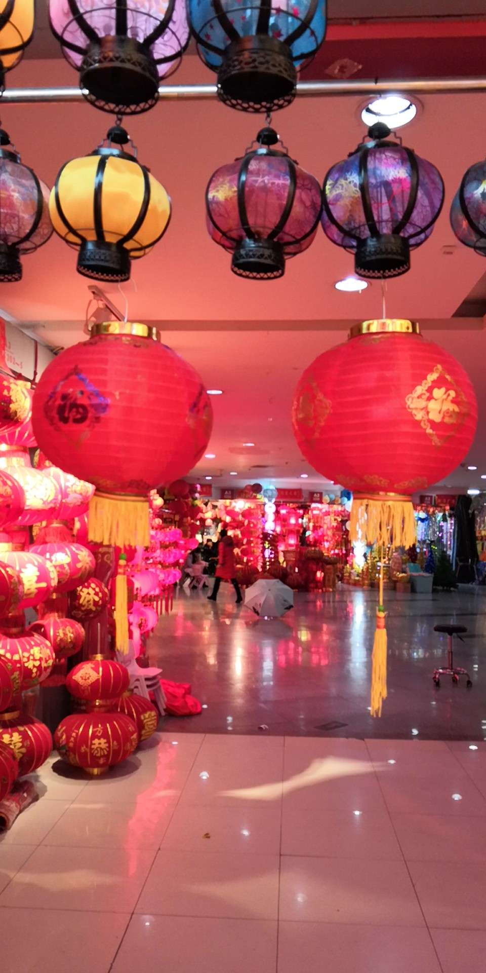 Red lanterns, silk garden lanterns, outdoor waterproof lanterns, Spring Festival and New Year advertisements, outdoor lantern decorations Application Scenario