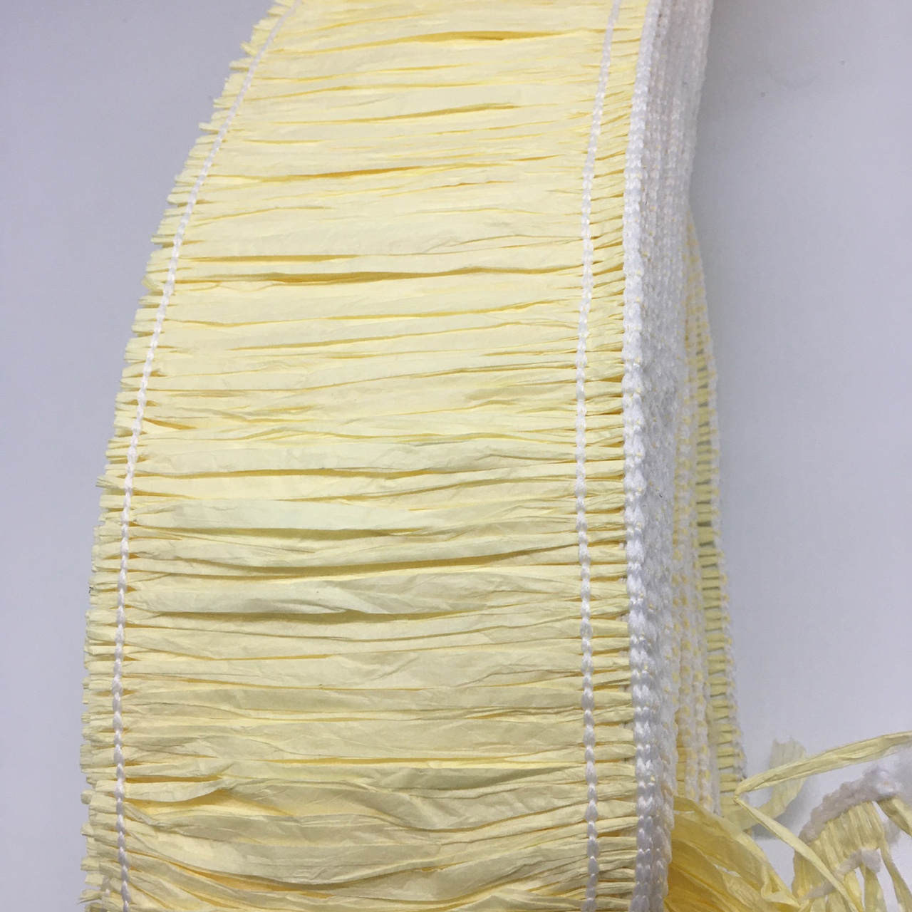 纸排须环保纸绳装饰材料工艺家纺服装纸带织带12公分可定做纸绳图