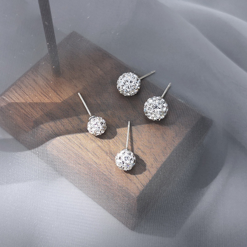 Polymer clay earrings, elegant temperament.