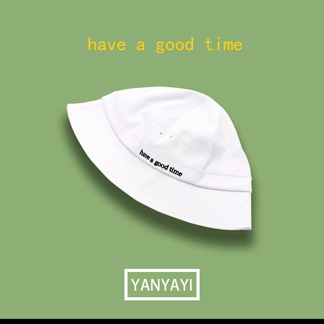 Japanese bucket hat plain face cute basin hat tide Korean version of all hats female face cover fisherman hat spring and summer show face small 00