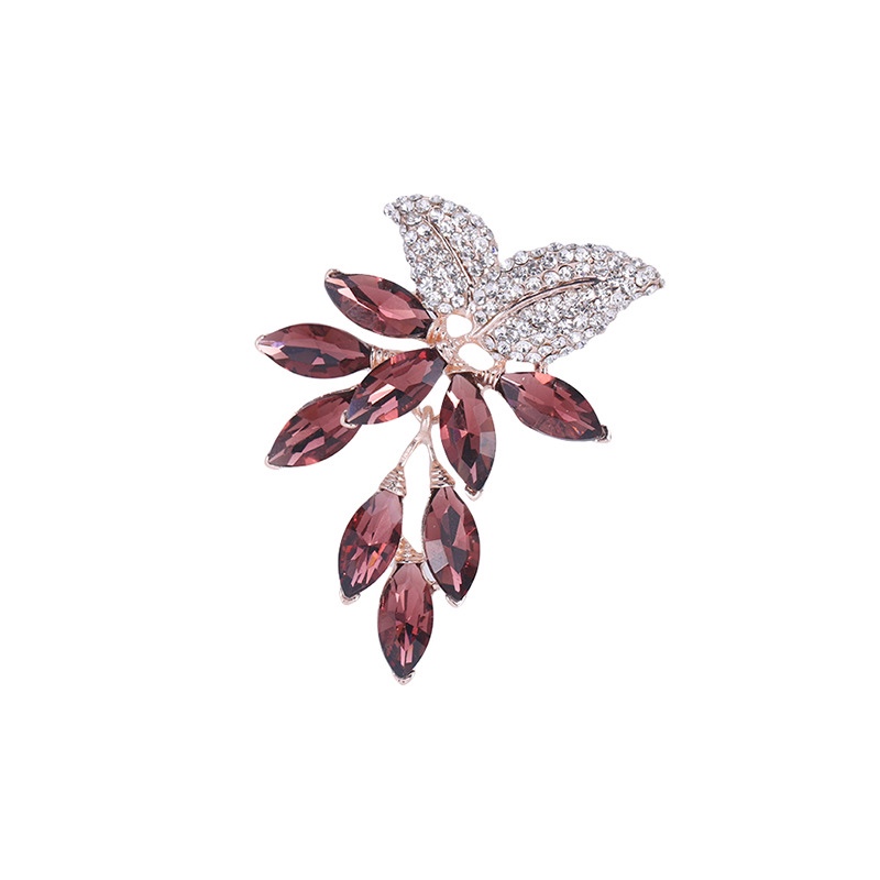 New best-selling crystal and water diamond corsages from Europe and America, women's best-selling glass brooches, pins, small accessories, clothing and accessories