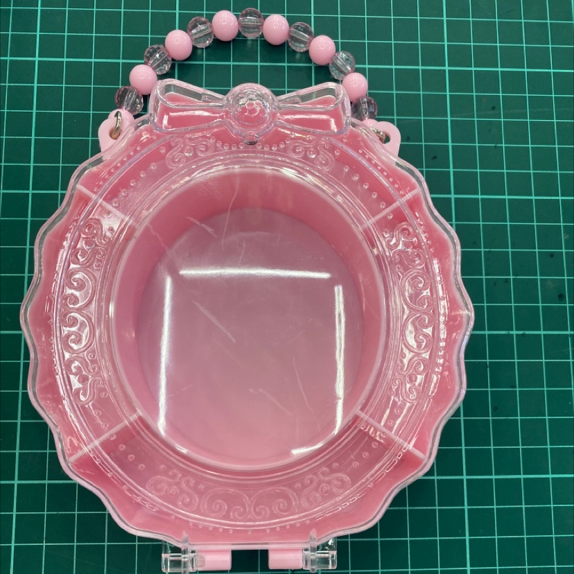 Square storage box beaded magic mirror no print Tiktok same style
