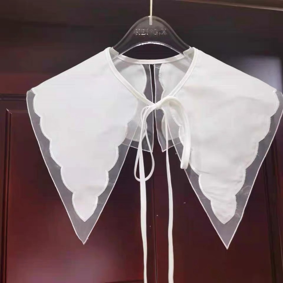 Collar Accessories Summer 2021 new embroidered shawl with false collar dress for women 13