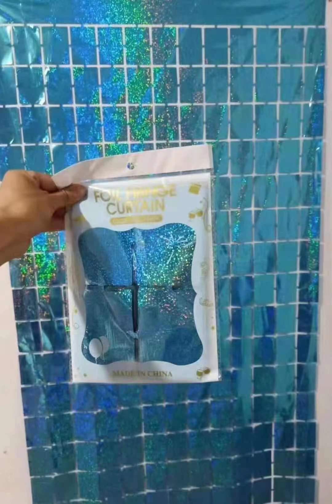 方块雨丝帘多色可选详情图6