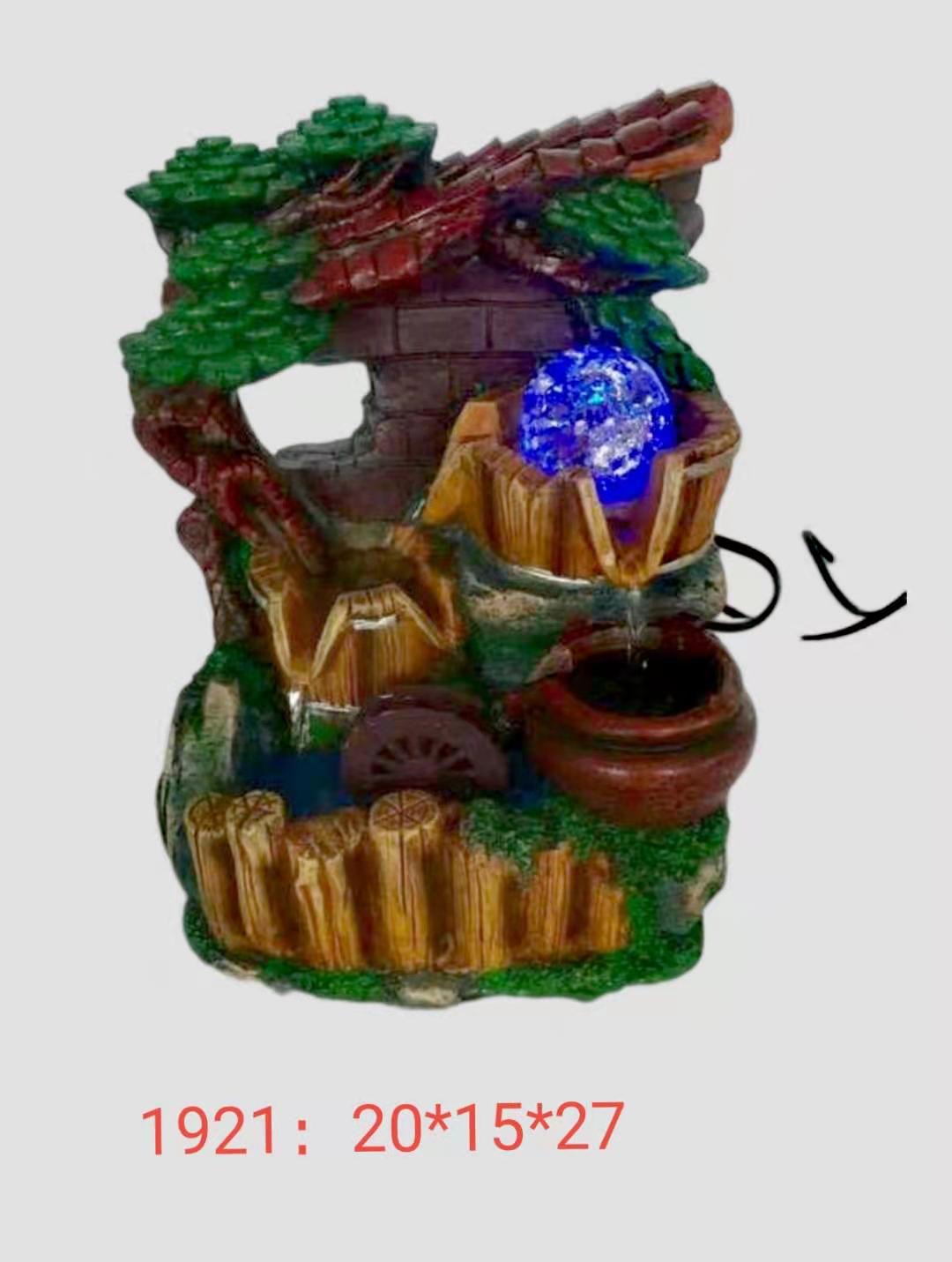 诸葛工艺庭院流水摆件阳台鱼池造景顶楼花园装饰布置景观鱼缸喷泉雾化加湿器爆款7279-74详情图10