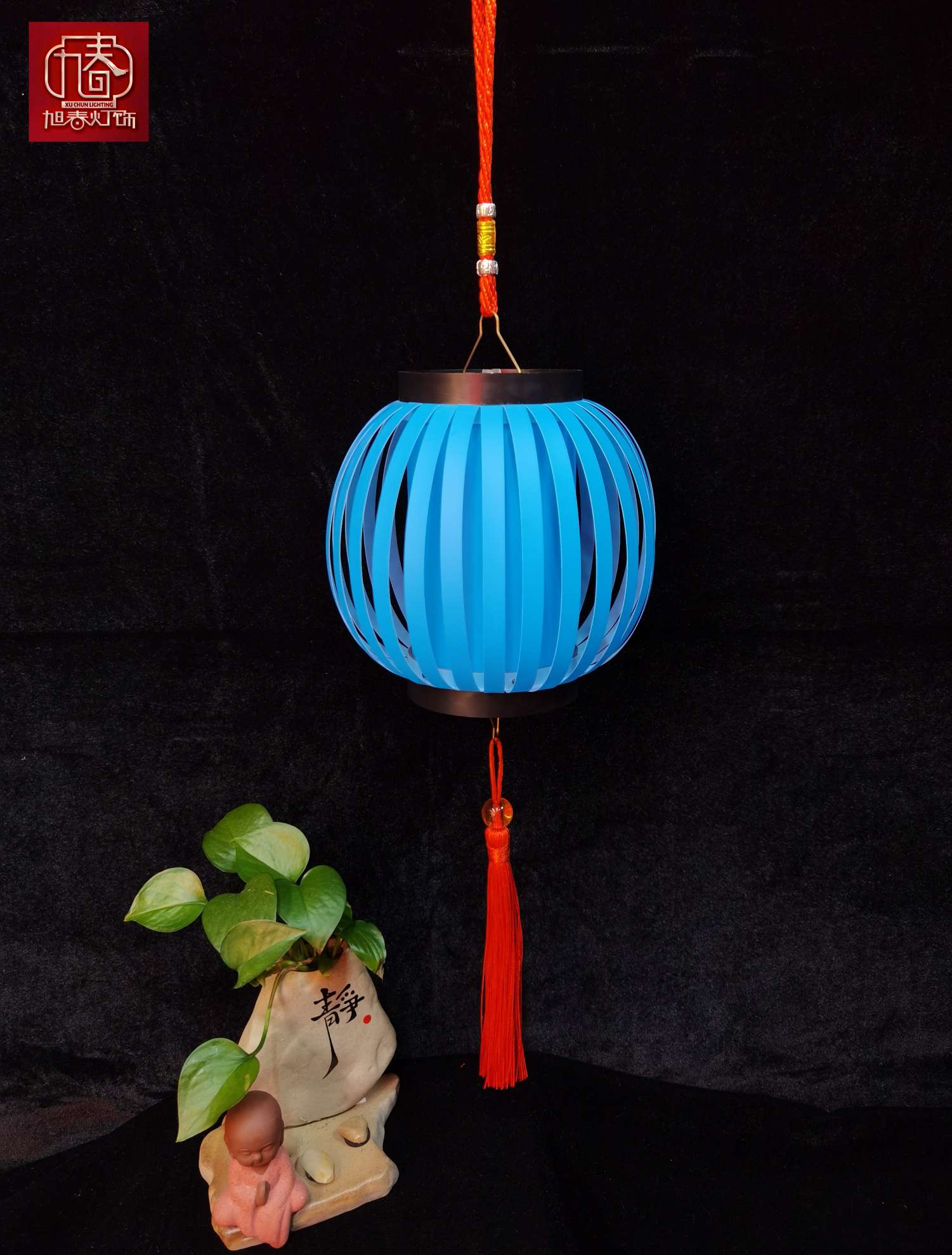 Handmade DIY lantern painting, creative PVC material coloring, seven-color lantern gift box, children's lantern Item Picture