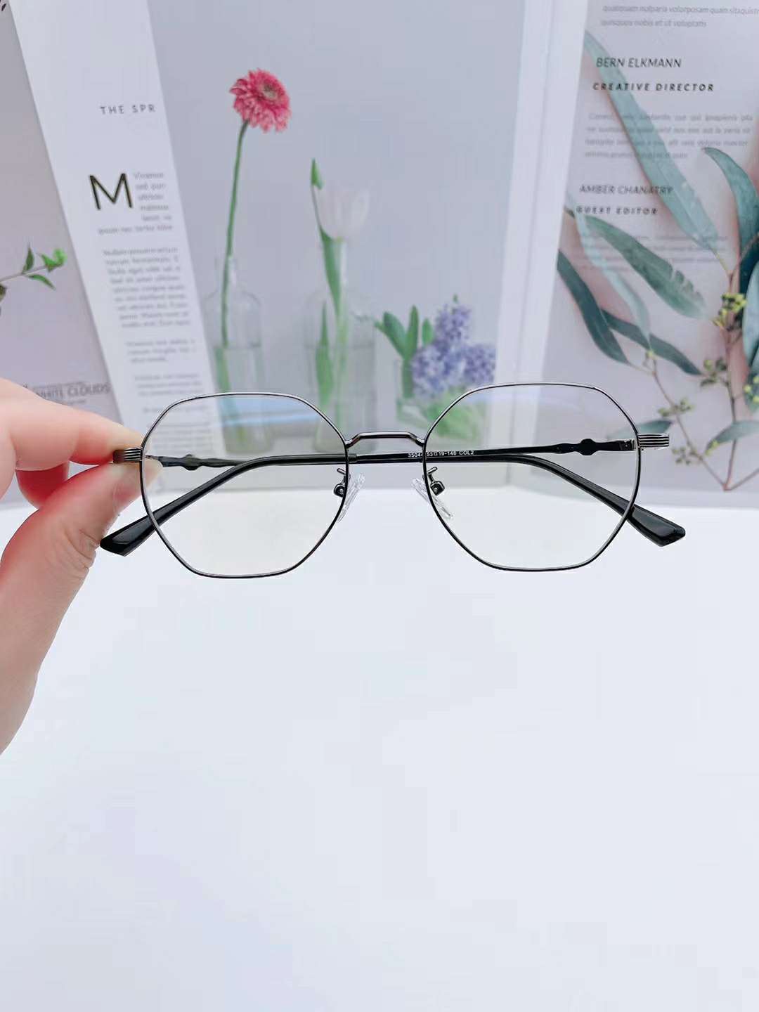 型号：35044，复古韩版时尚百搭超轻金属可配近视眼镜框己出货详情图1