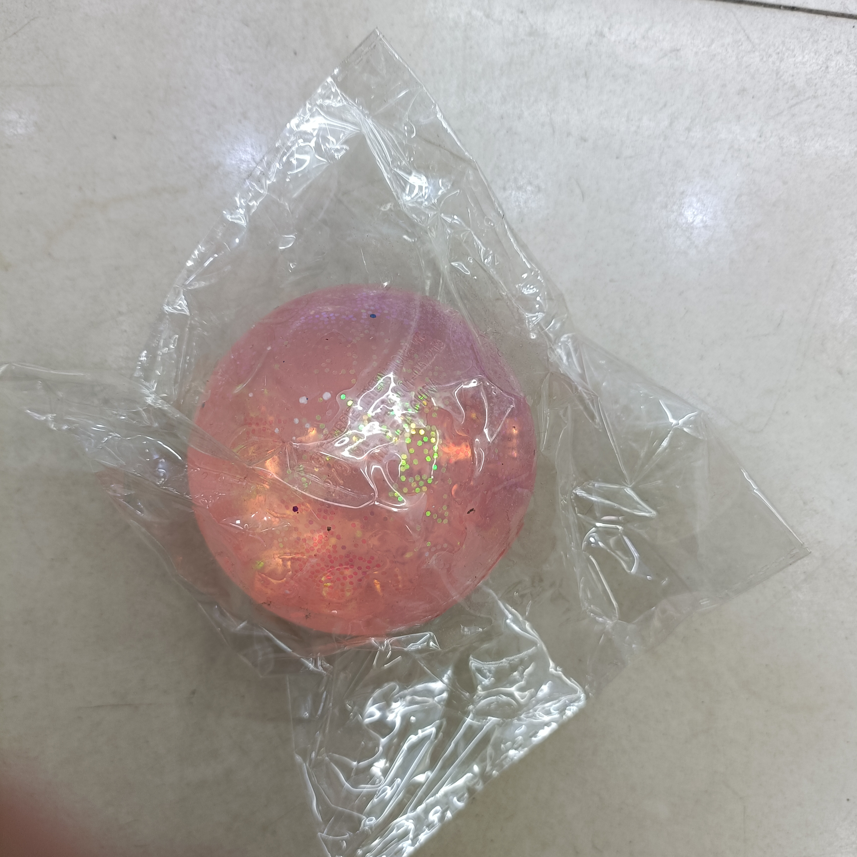 7 cm vent ball pink gold powder