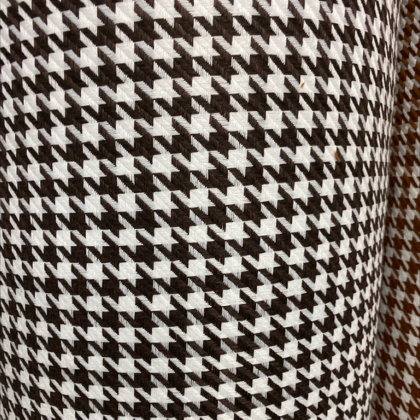 Brown Grain Cotton Linen Cloth Floral Plaid Nordic Ins Wind Curtain Sofa Linen Tablecloth Printing Diy