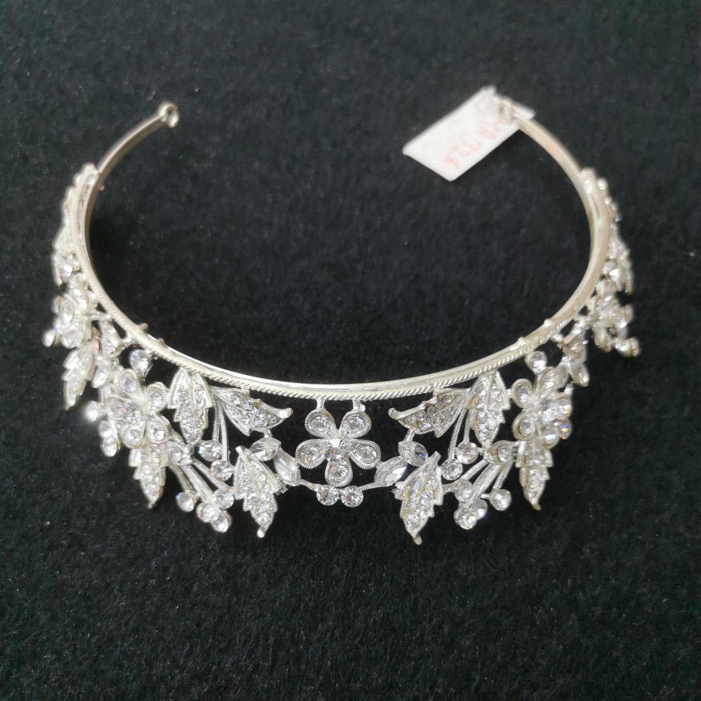 Headdress Silver jewelry Luxury rhinestone Princess Crown Korean performance birthday wedding dress headdress upscale