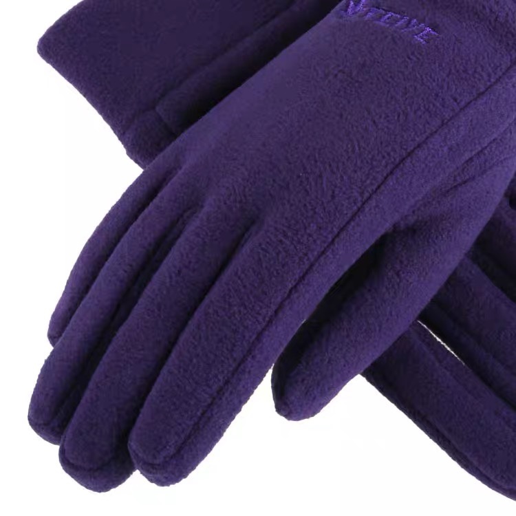 Fleece outdoor sports thickened gloves for men and women Winter cycling gloves Cute couple fleece gloves