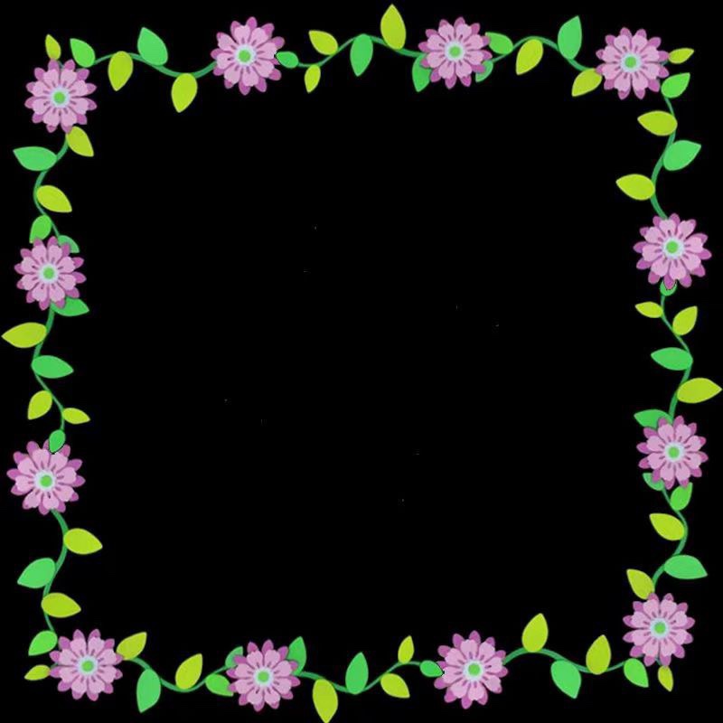 Combine wall stickers to decorate the classroom blackboard newspaper