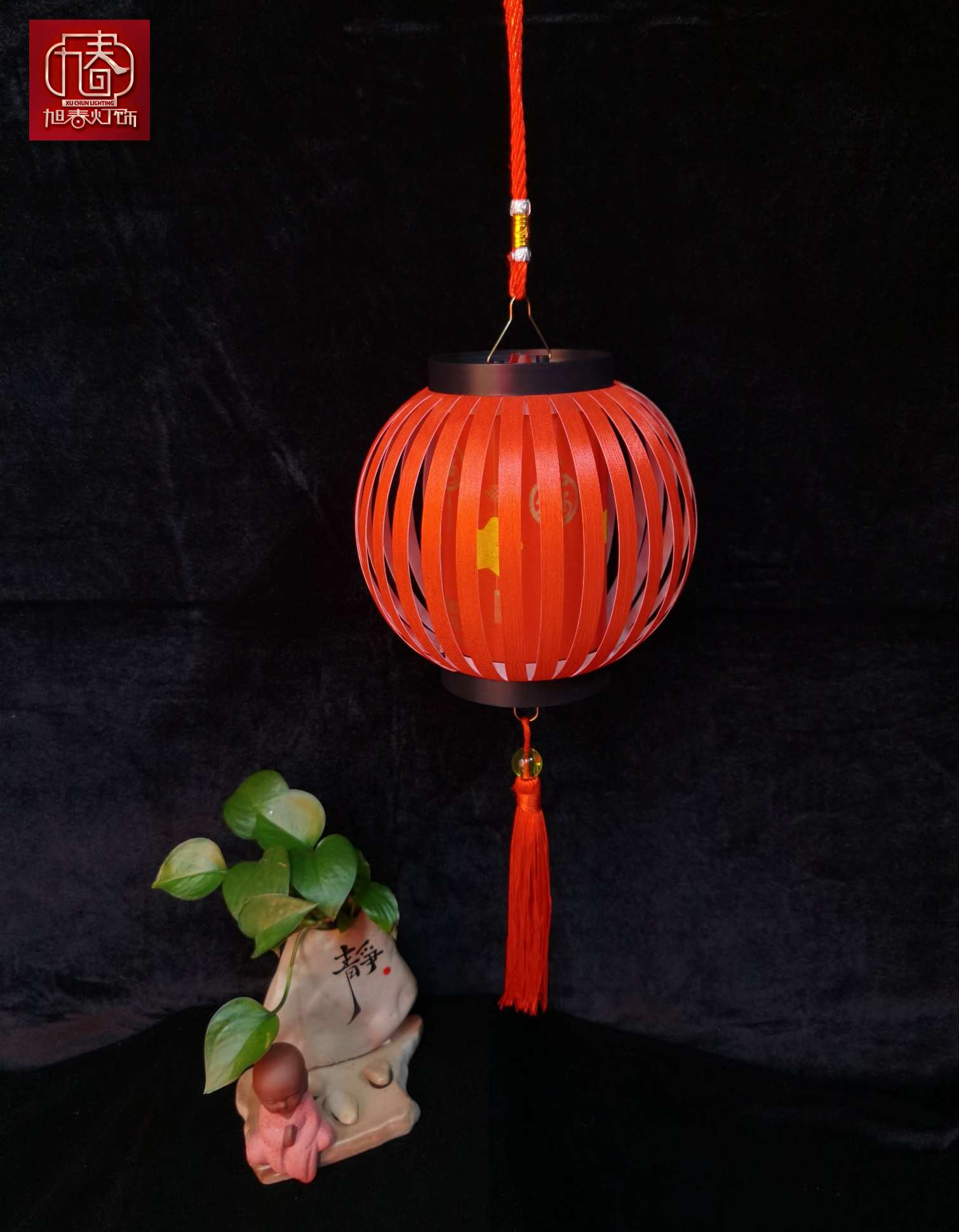 Handmade DIY lantern painting, creative PVC material coloring, seven-color lanterns, portable battery lamps, music details Picture