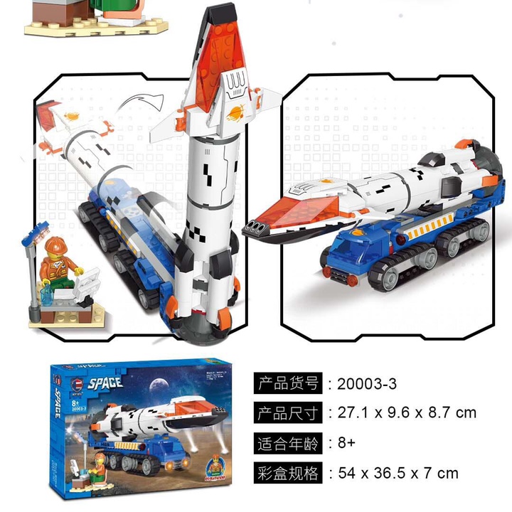 20003-3 Space - Crawler transport rocket