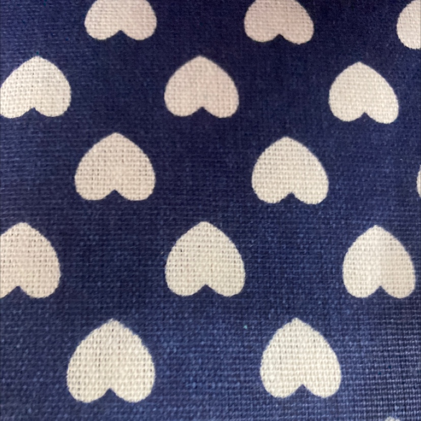 Blue Love Cotton Linen Cloth Floral Plaid Nordic Ins Wind Curtain Sofa Linen Tablecloth Printing Diy