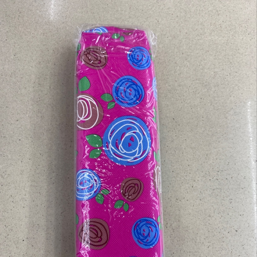Wangsheng Stationery Office Culture Learning rose-red Patterned 103 Pen Case
