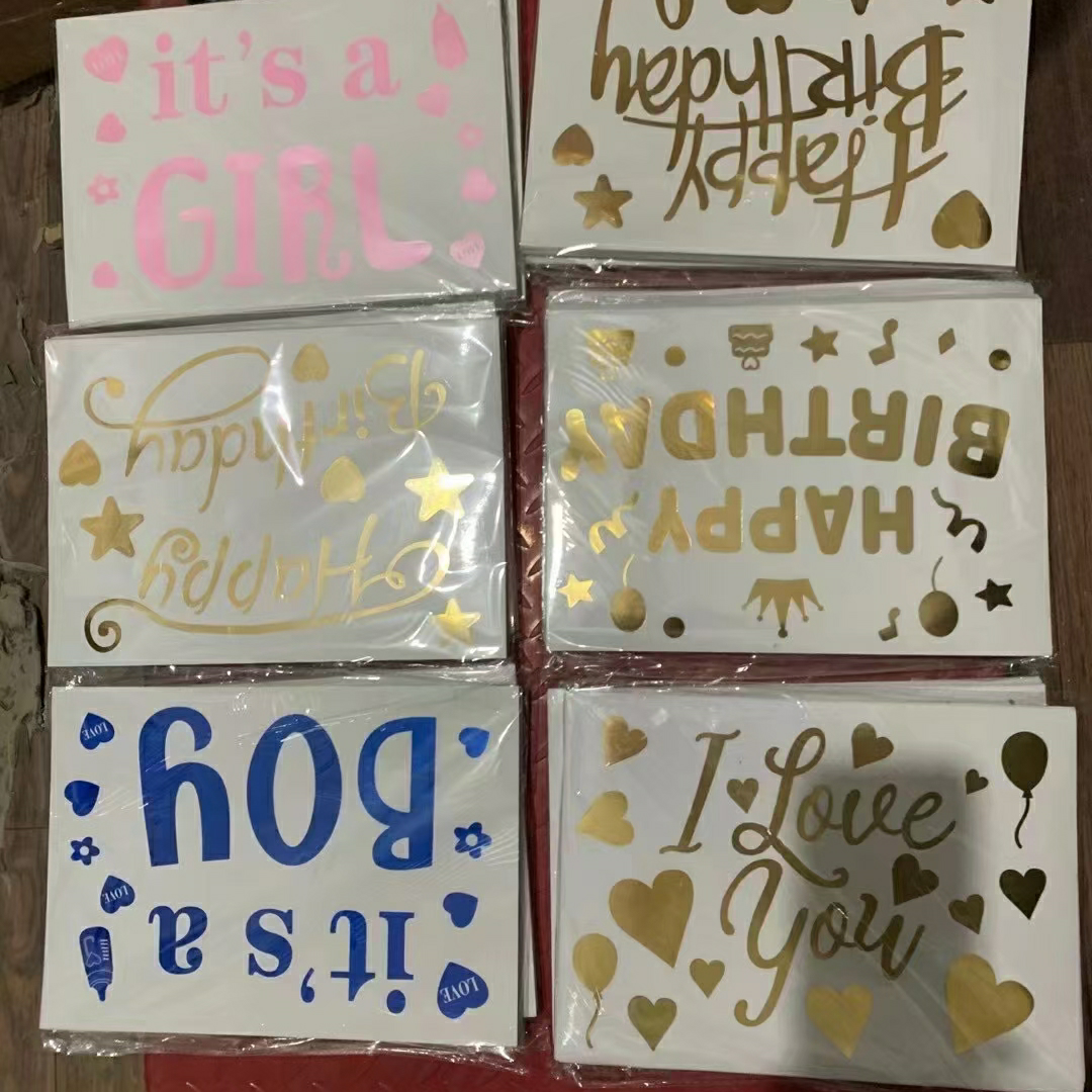 Mixed-style bubble stickers