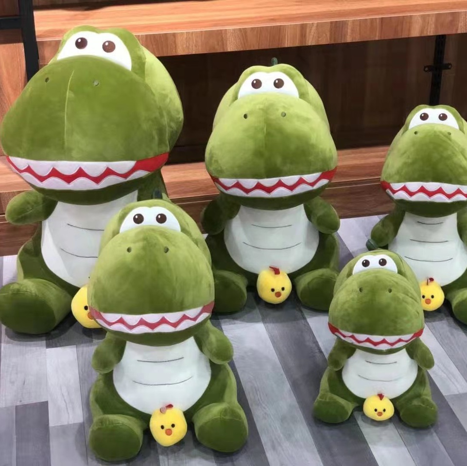 No. 10 Cartoon Dinosaur, cute dinosaur plush toy doll, super cute boy gift, children's doll, sleeping companion and soothing doll details Picture