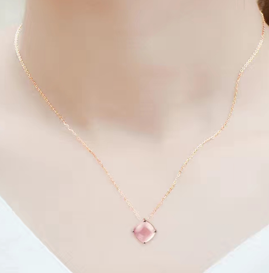 024女项链简约风锁骨颈链法式轻奢小众新品精致吊坠详情图4