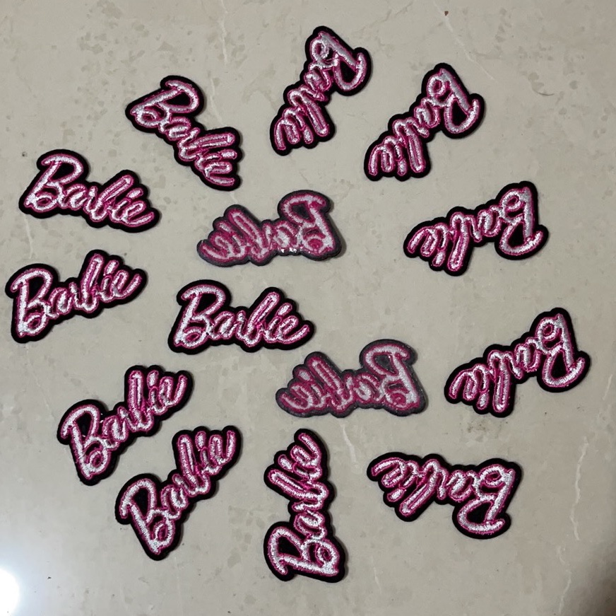 Manufacturers Direct Sales Diy Embroidery Badge Cartoon Cloth Patch Down Jacket Clothing Patch Denim Trousers English Letter Cloth Patch