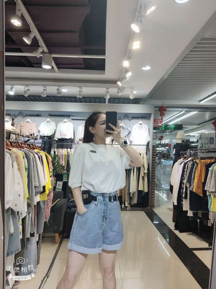 欧版小白T细节图