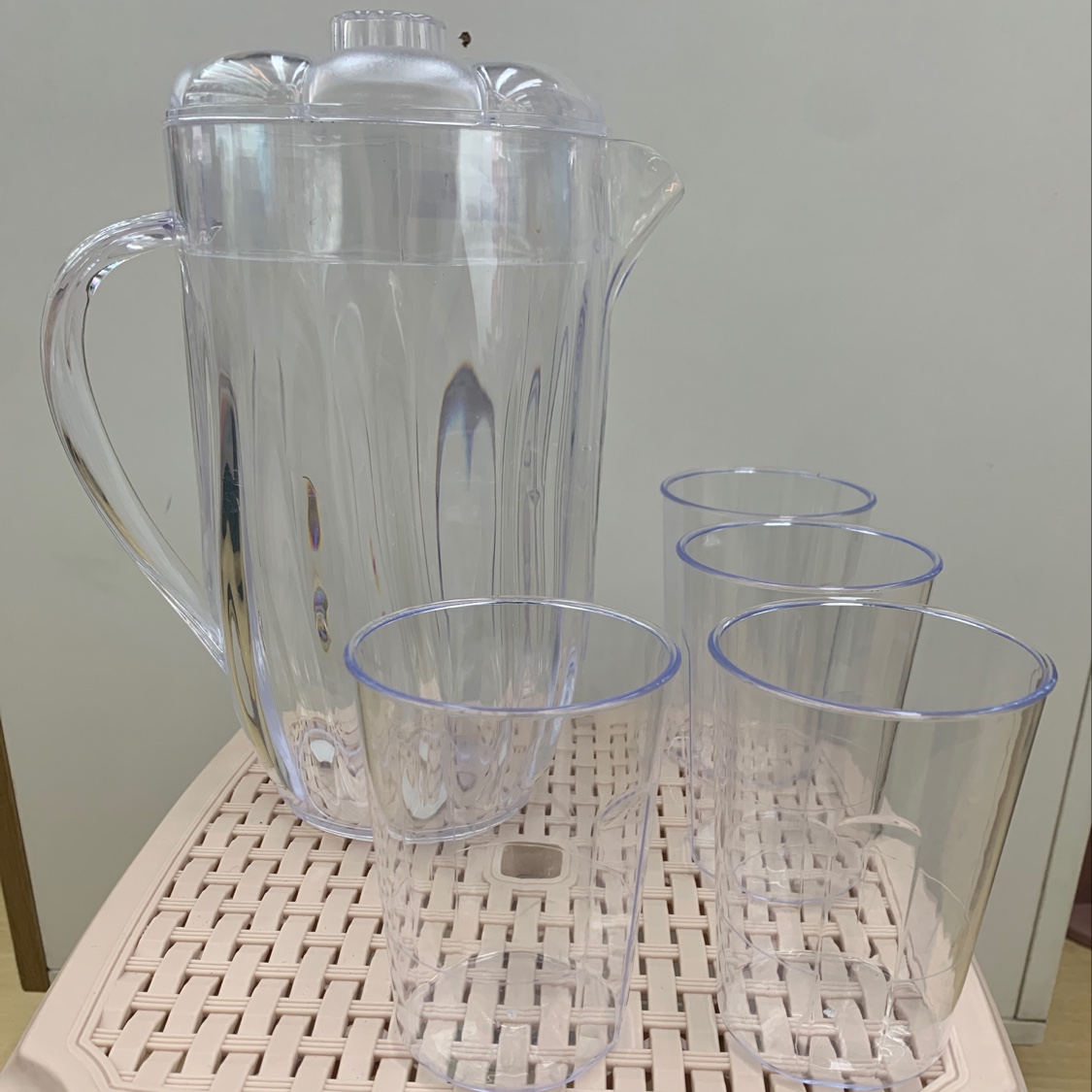 6091 cold water bottle with cup, cold water bottle, plastic water bottle Specification drawing