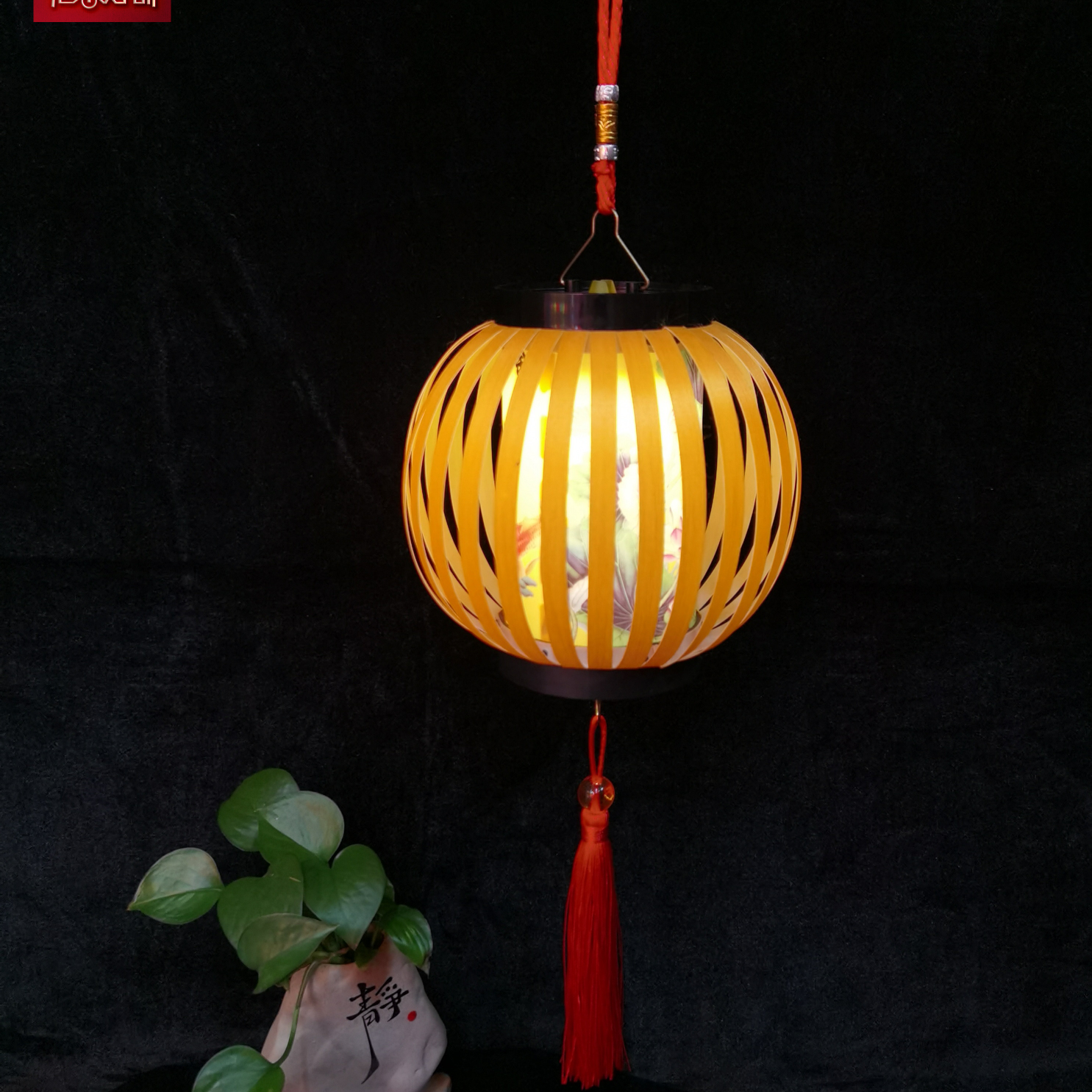 Handmade DIY lantern painting, creative PVC material coloring, seven-color lantern gift box, children's lantern full figure
