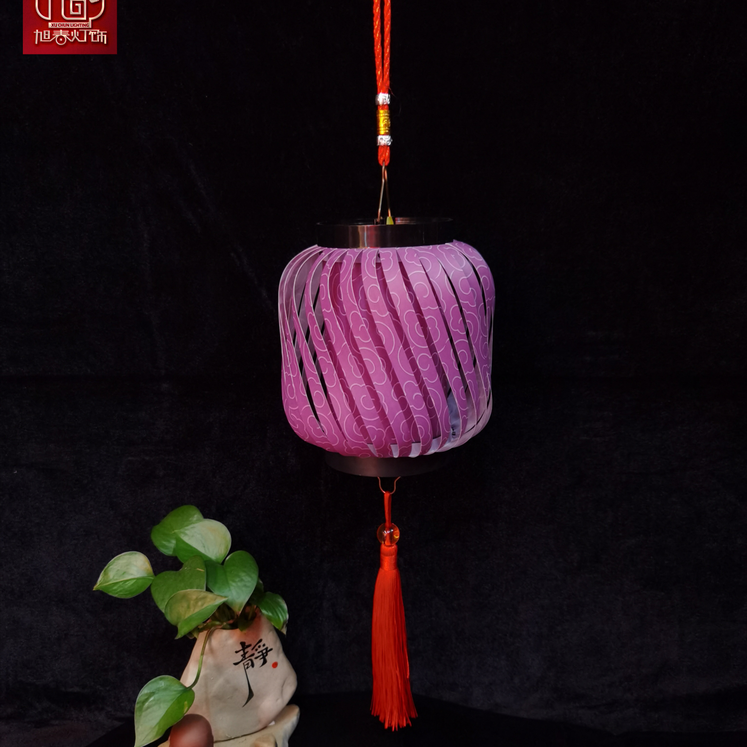 Indoor store opening auspicious hanging items, shopping mall event atmosphere hanging decorations, scene arrangement hanging decorations thumbnail