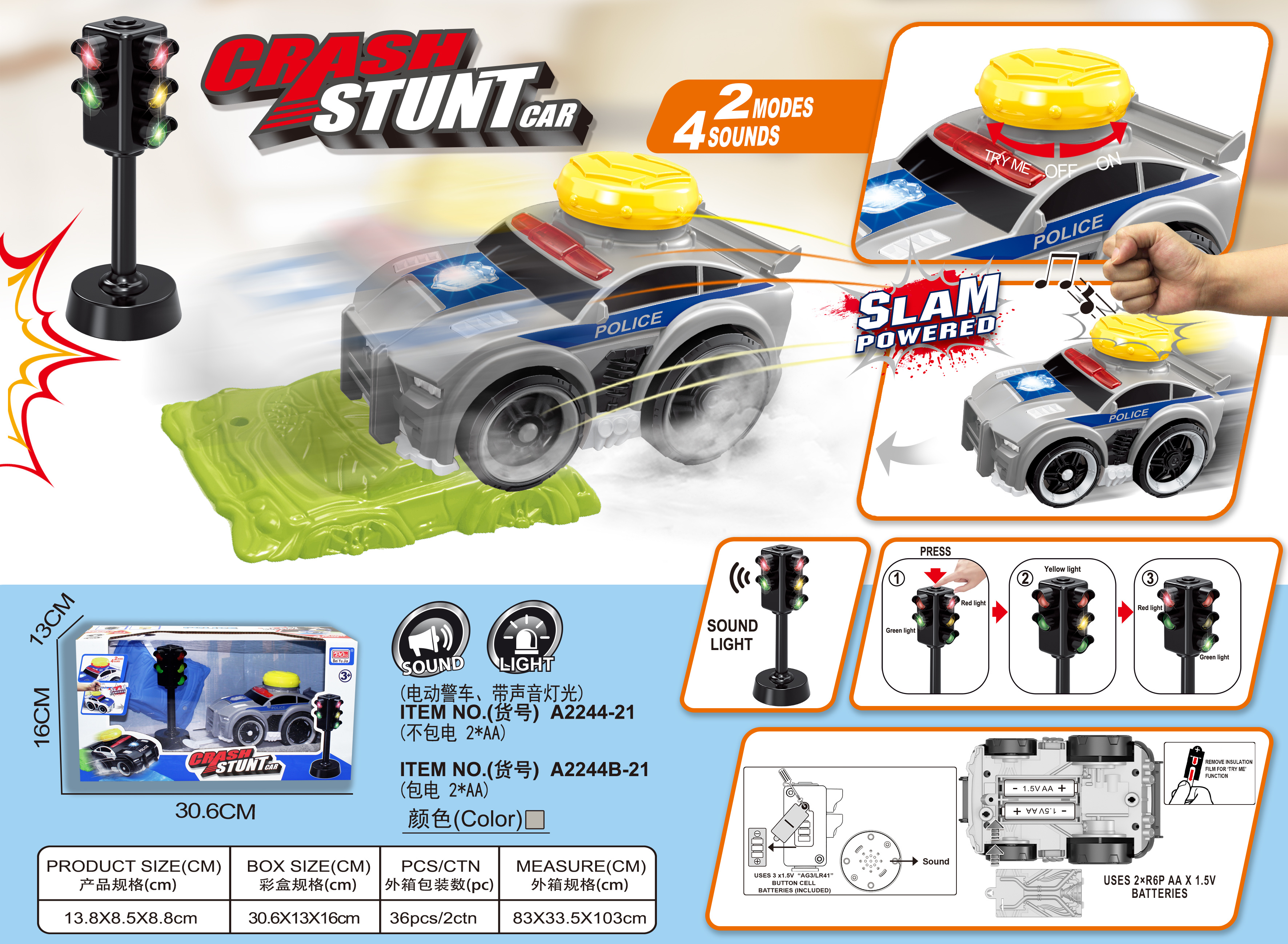 Electric Police Car 2 details Picture