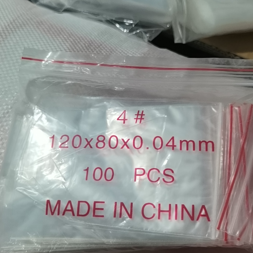 70A transparent sealed bag, food preservation PE self-sealing bag, large size storage, small size sample portioning plastic packaging bag