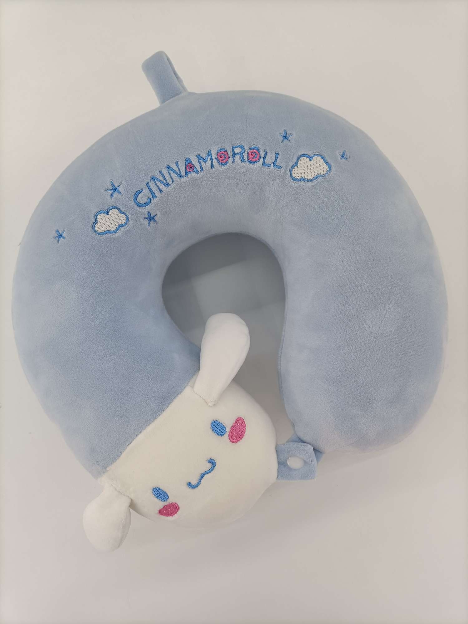 U-Shaped Pillow Cartoon Slow Rebound Memory Pillow Travel Pillow Big Round Pillow Can Accommodate Macaron Color Matching details Picture