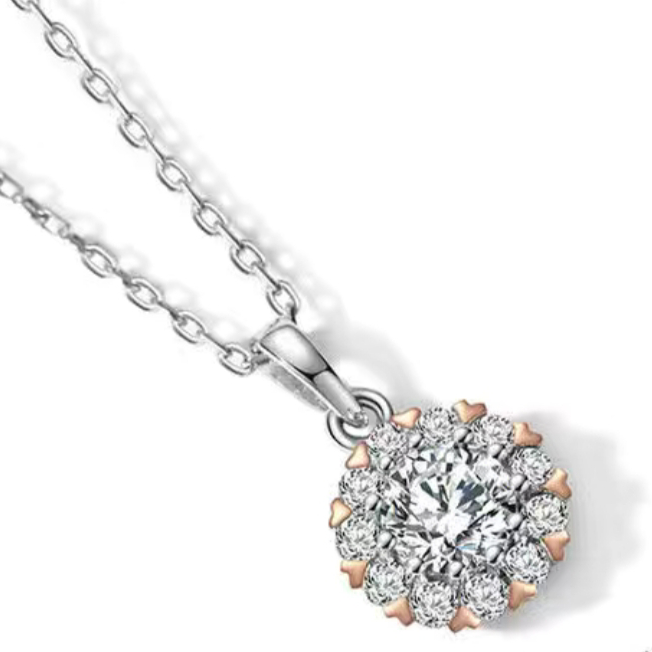 019女项链简约风锁骨颈链法式轻奢小众新品精致吊坠