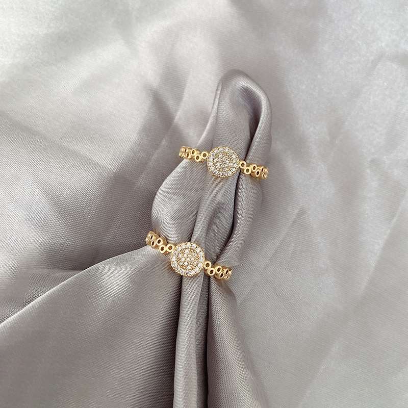 Japanese-style light luxury ring, trendy and niche design for women on Instagram, fashionable and individual. Korean-style internet-famous high-end index finger accessory Item Picture