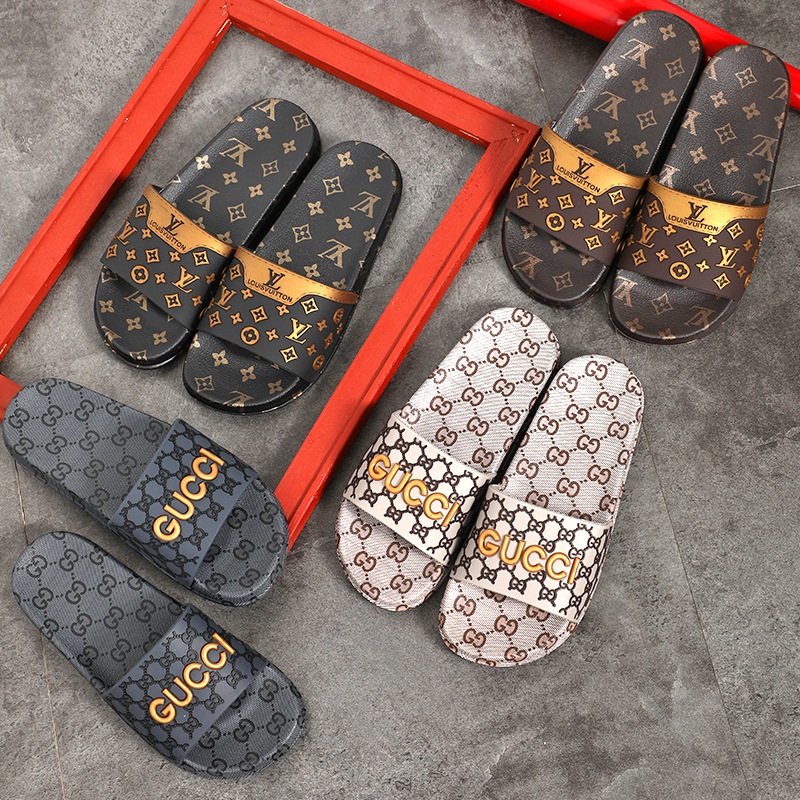 Summer slippers male trend wear fashion flip-flops home non-slip men Korean version of flip-flops foreign trade wholesale flip-flops