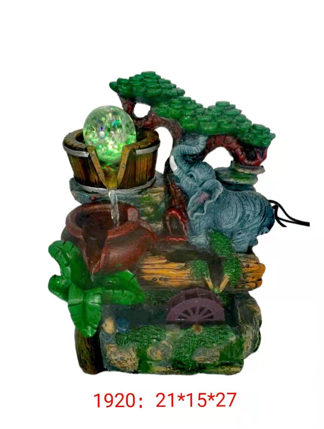 诸葛工艺庭院流水摆件阳台鱼池造景顶楼花园装饰布置景观鱼缸喷泉雾化加湿器爆款7279-74详情图5