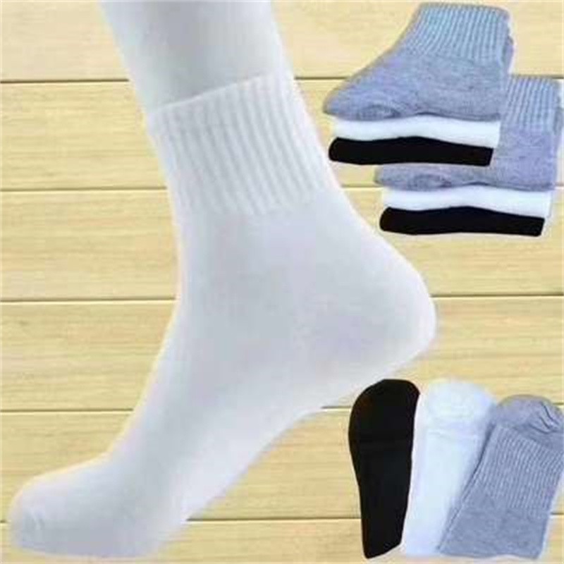 No. 143 Men's Socks, pure cotton sports shallow-mouthed sweat-absorbing men's summer thin short boat socks detail image 1