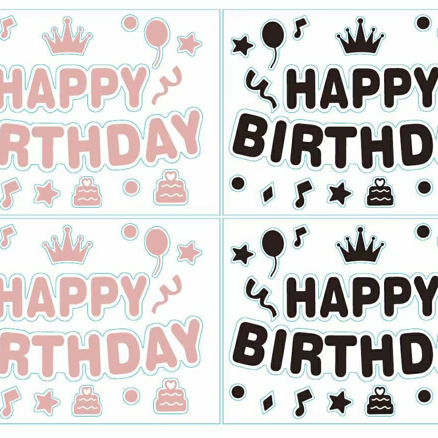 English Crown bubble stickers