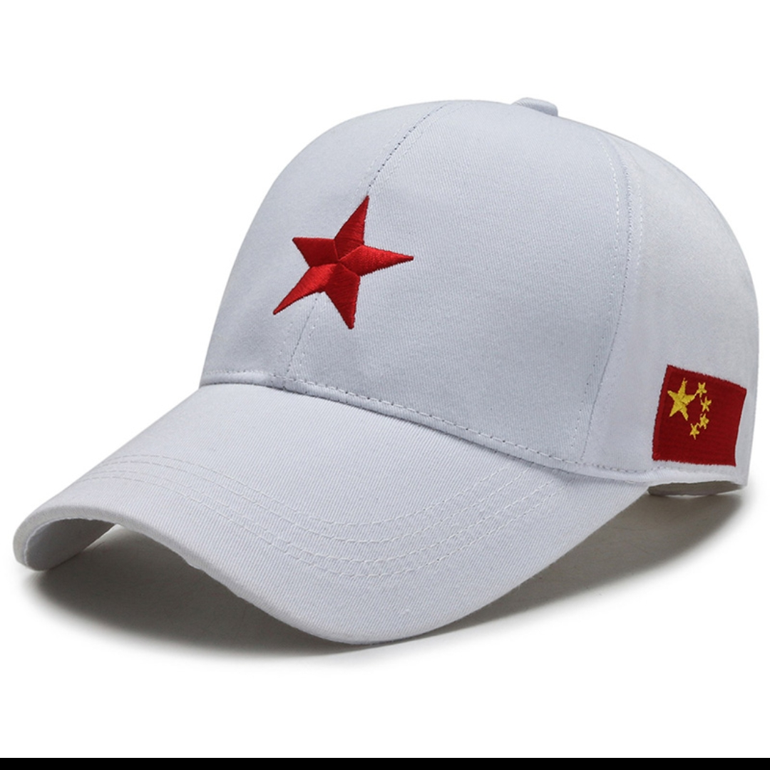 Sun protection hat five-pointed star Chinese five star shade military hat tide brand cap 100 baseball cap 00