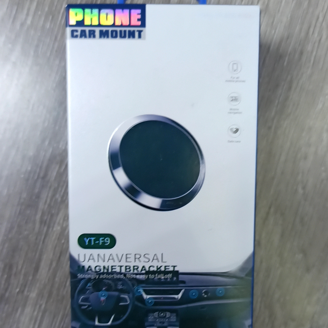 CK81车载手机支架吸盘式汽车用导航支架强力磁吸固定万能贴磁铁支架