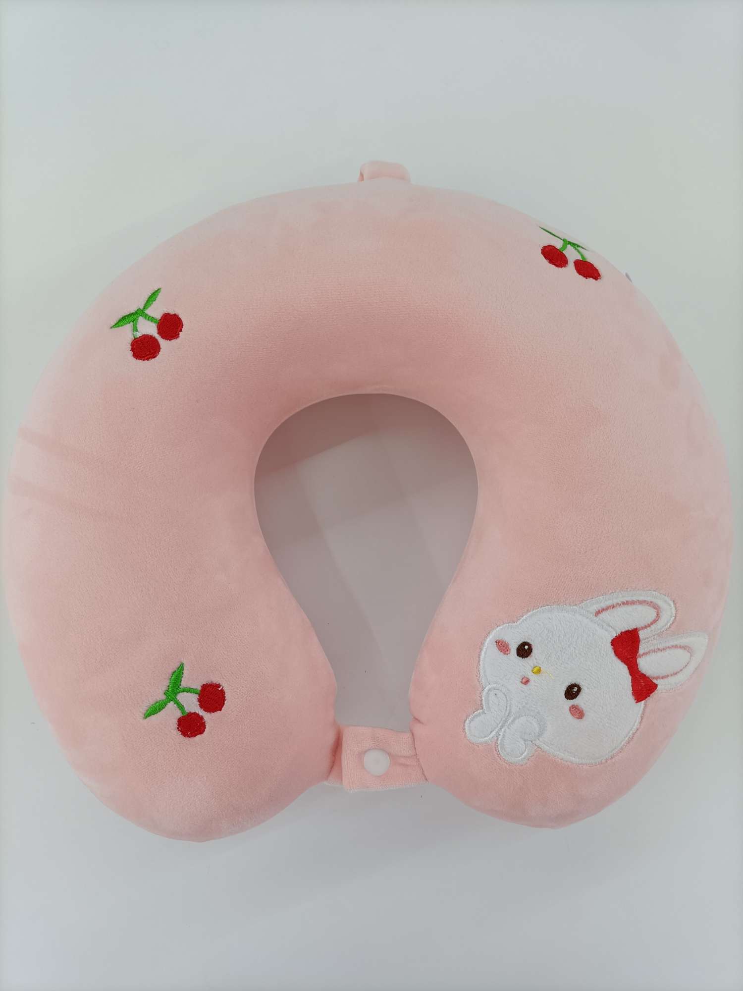 U-Shaped Pillow Cartoon Slow Rebound Memory Pillow Travel Pillow Big Round Pillow Can Accommodate Macaron Color Matching Item Picture