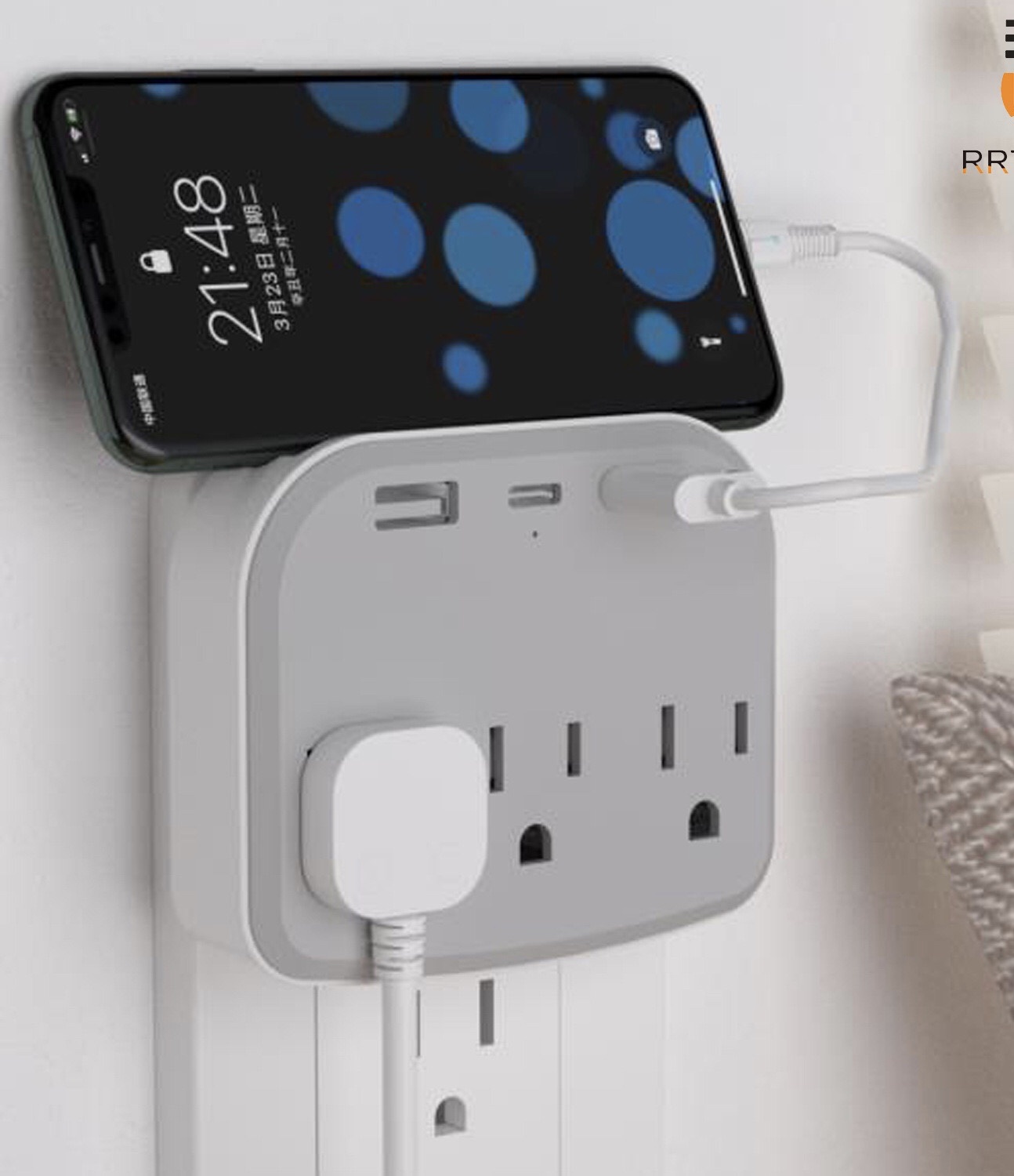 New socket shelf - US standard tray stand wall socket, Japanese one-to-three-inch socket, home American standard wall socket Specification image