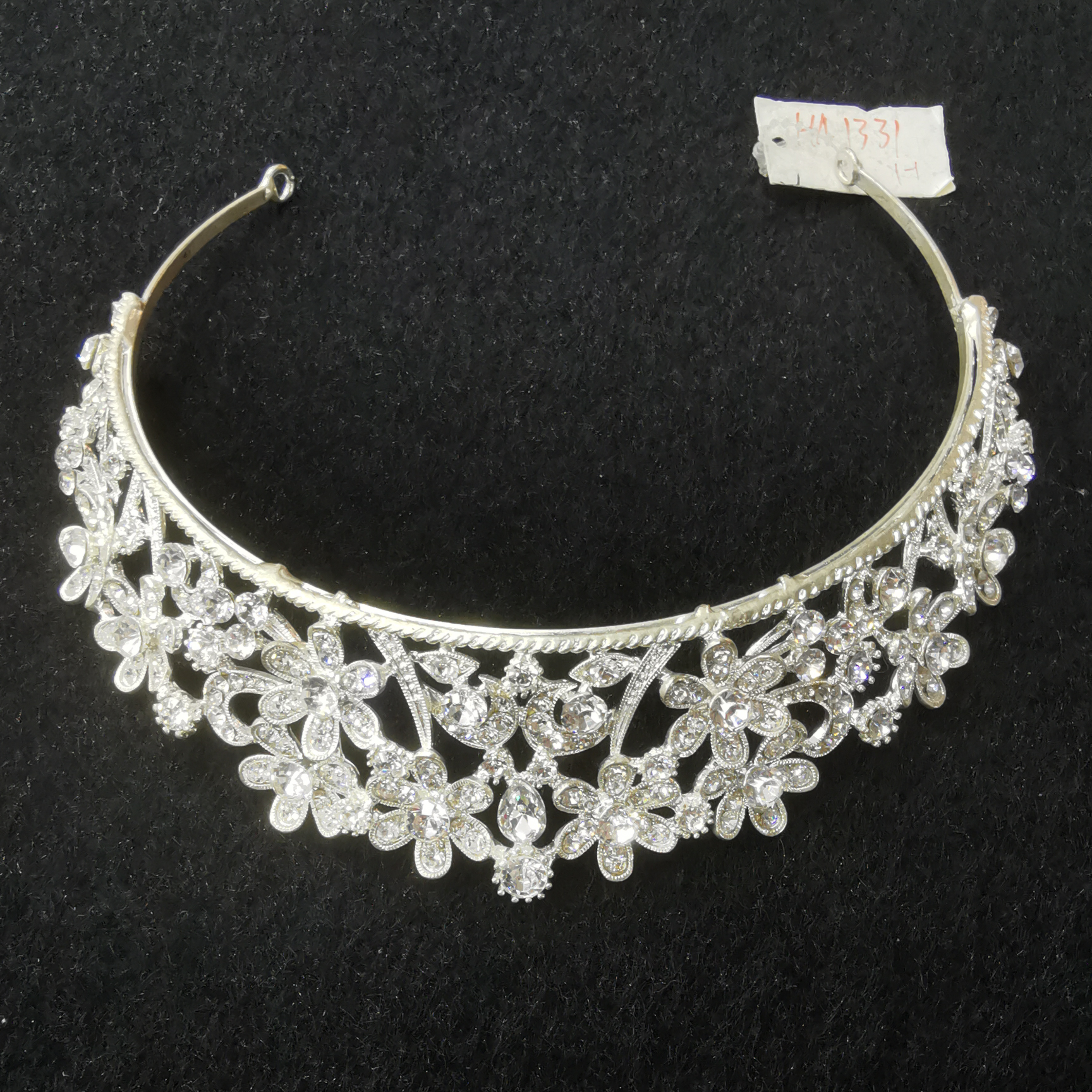 Temperament flash! Luxury rhinestone Princess Crown Korean performance birthday wedding photography hair accessories
