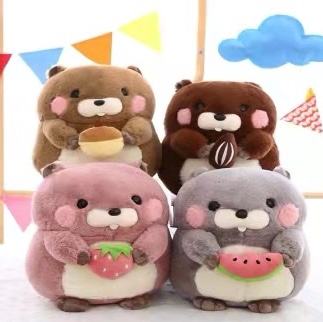 Foodie groundhog plush toy doll cute cute birthday gift 0802