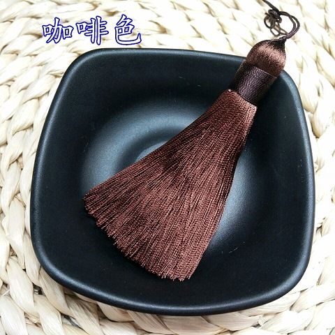 5个装流苏穗子diy手工编织挂绳短胖垂直细线挂穗配饰串珠挂饰38