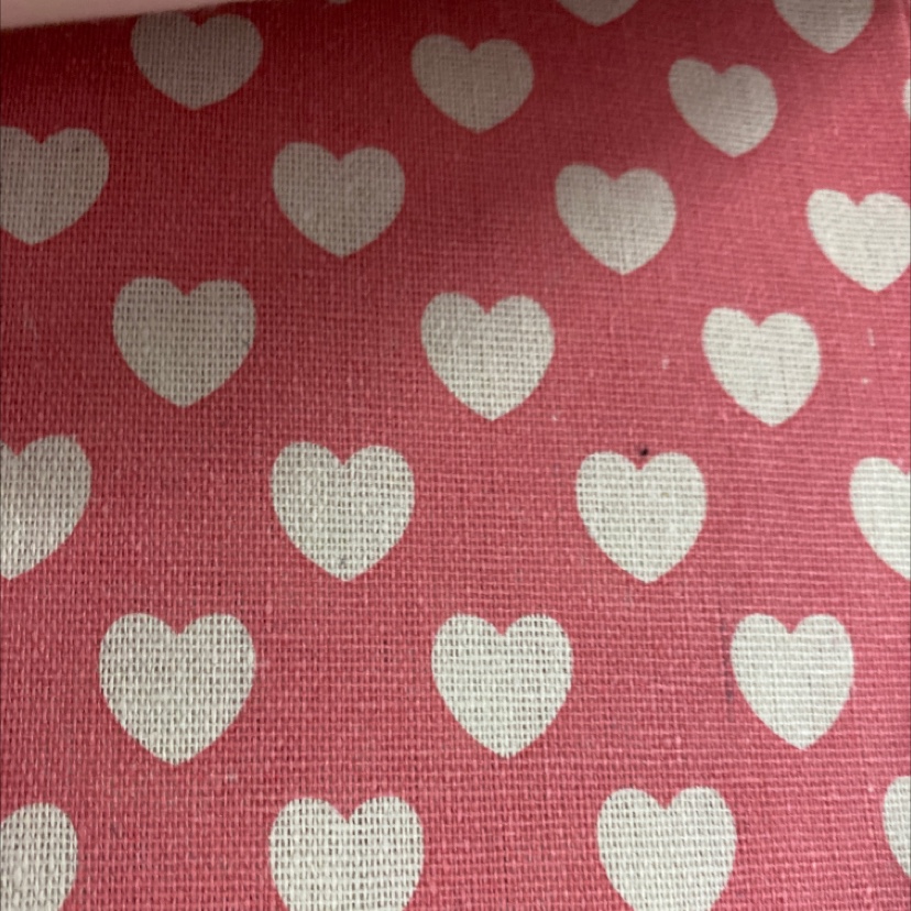 Pink Love Cotton Linen Cloth Floral Plaid Nordic Ins Wind Curtain Sofa Linen Tablecloth Printing Diy