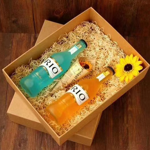 创意生日礼物金葱膜拉菲草装饰礼盒包装盒空填充物礼品碎纸丝1