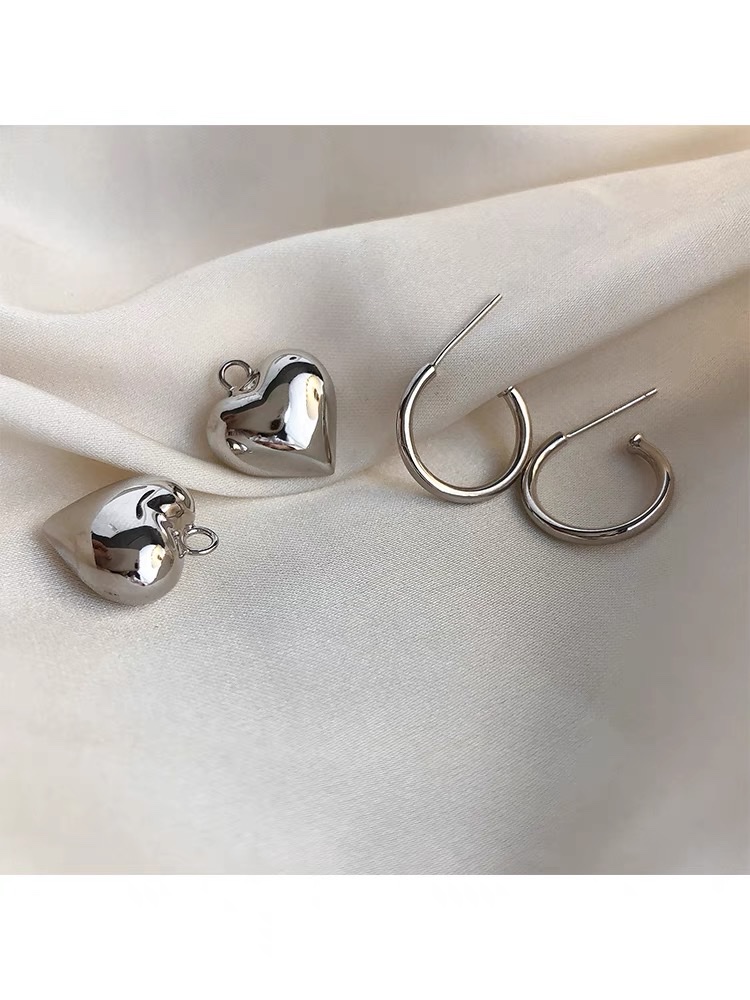 All-925 sterling silver sparkling diamond pearl ear buckles, simple women's summer trendy texture, heavy industry cold style, light luxury earrings 7 Specification image