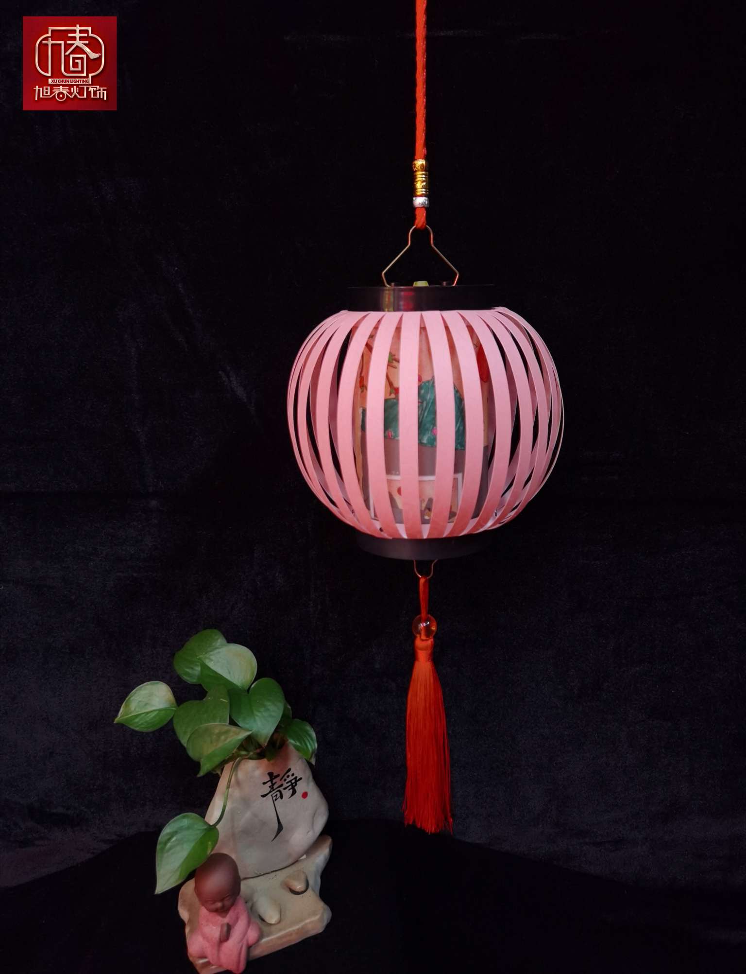 Handmade DIY lantern painting, creative PVC material coloring, seven-color lantern gift box, children's lantern details Picture