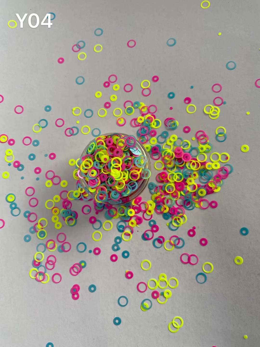 Circular nail art eco-friendly sequins Specification image